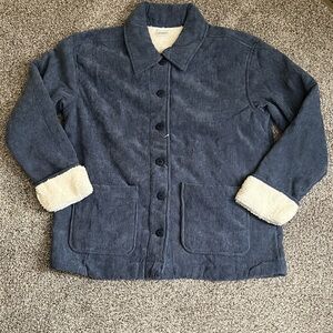 Boston Traders Women's Blue Corduroy Utility Jacket